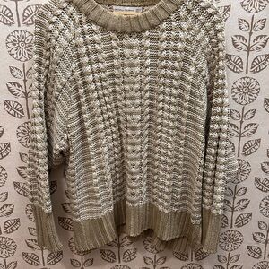 Faithfull the Brand Textured Knit Sweater - Cream